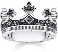 Thomas Sabo Rebel at Heart Kingdom Crown Ring TR2208-643-11 - Size 58