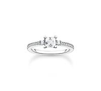 Thomas Sabo Ring pavé white stone silver 925 Sterling Silver