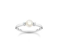 THOMAS SABO Ring Pearl with Stones 925 Sterling Silver TR2370-167-14-52