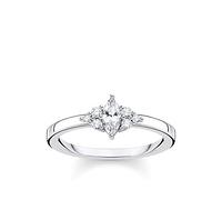 THOMAS SABO ring vintage white stones silver 925 sterling silver TR2325-051-14-58