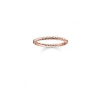 Thomas Sabo Rose Gold Cord Ring TR2121-415-12 - Classic Look | - Size 54