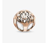 THOMAS SABO Rose Gold Plated Tree Of Life White Karma Bead K0169-841-14