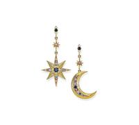 THOMAS SABO Royalty Star & Moon Earrings Blue