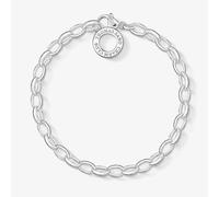 Thomas Sabo Womens Plain Classic Charm Sterling-silver Bracelet M