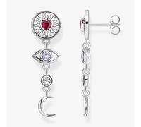 Thomas Sabo Silver 3D Symbols Multicolour Dropper Earrings H2277-640-7 Silver One Size