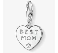 Thomas Sabo Silver Best Mom Heart Charm 0821-001-12 Silver One Size