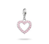 Thomas Sabo Silver Charm Pendant Pink Heart Original Sterling Silver