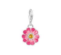 THOMAS SABO Ladies Silver Pink Enamel Flower Charm 2208-496-7