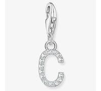 Thomas Sabo Silver Cubic Zirconia Letter C Charm 1943-051-14 Silver One Size