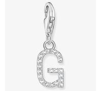 Thomas Sabo Silver Cubic Zirconia Letter G Charm 1939-051-14 Silver One Size