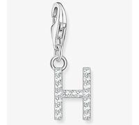 Thomas Sabo Silver Cubic Zirconia Letter H Charm 1947-051-14 Silver One Size