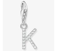 Thomas Sabo Silver Cubic Zirconia Letter K Charm 1950-051-14 Silver One Size