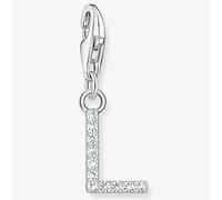Thomas Sabo Silver Cubic Zirconia Letter L Charm 1940-051-14 Silver One Size