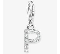 Thomas Sabo Silver Cubic Zirconia Letter P Charm 1953-051-14 Silver One Size