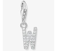 THOMAS SABO Silver Cubic Zirconia Letter W Charm 1960-051-14