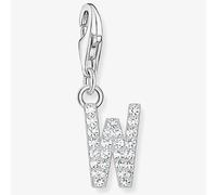Thomas Sabo Silver Cubic Zirconia Letter W Charm 1960-051-14 Silver One Size