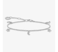 Thomas Sabo Charm Club Charming Silver Star & Moon Bracelet A1994-