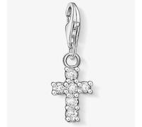 THOMAS SABO Silver Cubic Zirconia Set Cross Charm 0054-051-14