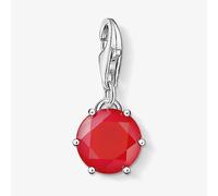 THOMAS SABO Silver July Red Synthetic Coral Charm 1260-590-10