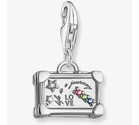 THOMAS SABO Silver & Multi-Stone Vintage Suitcase Charm 1936-318-7