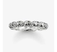 THOMAS SABO Silver Narrow Skull Band Ring TR1922-001-12 - 66 (W 1/2)