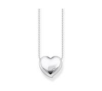 Thomas Sabo Sterling Silver Heart Pendant Necklace Ke2276-001-21-L45V Silver 40cm