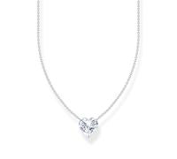 Thomas Sabo Necklace KE2211-051-14-L45V Silver Heart Cubic Zirconia 40-45cm Adjustable