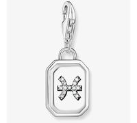 THOMAS SABO Silver Octagonal Cubic Zirconia Pisces Charm 2142-643-21
