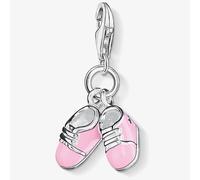 THOMAS SABO Silver Pink Enamel Bootees Charm 0820-007-9