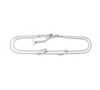 Thomas Sabo Silver Plated Anklet AK0040-M02-14 | Acotis - Fine Silver Plated / Premium Alloy