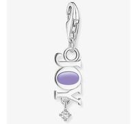 THOMAS SABO Silver Purple Cold Enamel JOY Charm 2008-041-13