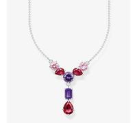 THOMAS SABO Silver Seven Multicoloured Cubic Zirconia Y-Shape Necklace KE2195-477-7-L45V