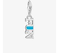 THOMAS SABO Silver Turquoise Cold Enamel FUN Charm 2009-041-17