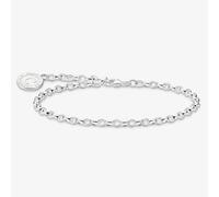 THOMAS SABO Silver White Cold Enamel 13cm Charm Bracelet X2088-007-21-13
