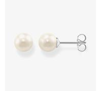 Thomas Sabo Simulated White Stud Earrings White One Size