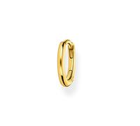 Thomas Sabo Charm Club Charming Yellow Gold Small Hoop Single Earring 13.5mm CR656-413-39 - - Sterling Silver