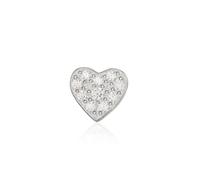 Thomas Sabo Charm Club Charming Silver Zirconia Heart Single Ear Stud H2145-051-14 - Timeless - Sterling Silver