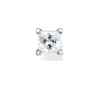 Thomas Sabo Charm Club Charming Charming Sterling Silver White Stone Single Earring H2233-051-14 - Sterling Silver / Zirconia