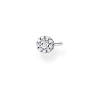 Thomas Sabo Women Single Stud Earring White Stones 925 Sterling Silver