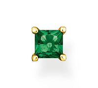 THOMAS SABO Gold Plated Green Single Stud Earring H2233-472-6