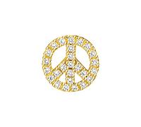 Thomas Sabo single ear studs Peace gold-plated silver H2218-414-14