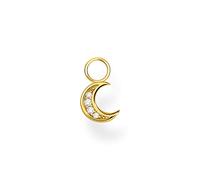 Thomas Sabo single earring pendant moon gold plated silver EP003-414-14