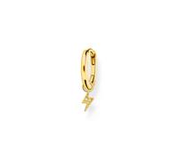 THOMAS SABO Single hoop earring with flash pendant gold 925 Sterling Silver, 18k Yellow Gold Plating
