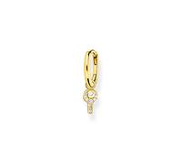 THOMAS SABO Single hoop earring with kew pendant gold 925 Sterling Silver, 18k Yellow Gold Plating