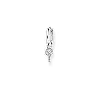 Thomas Sabo Women Single Hoop Earring with Key Pendant 925 Sterling Silver