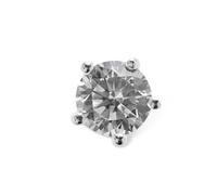 Thomas Sabo single stud earrings white stone silver 925 sterling silver H2135-051-14