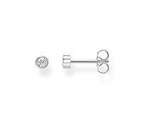 Thomas Sabo Charm Club Charming Zirconia Bezel Setting Single Ear Stud H2136-051-14 - Elegant - Sterling Silver