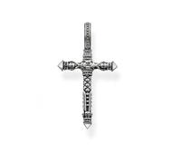 Thomas Sabo Small Blackened Cross Pendant PE503-001-12 - Elegant
