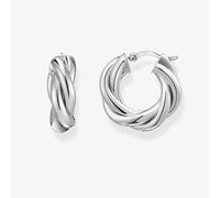 THOMAS SABO Sterling Silver 20mm Intertwined Twisted Hoop Earrings CR742-001-21