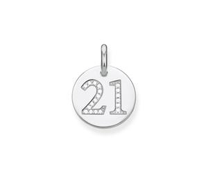 Thomas Sabo Sterling Silver 21st Birthday Charm